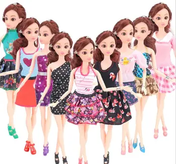 3 seturi de Rochie fusta de Moda de Vara Purta Haine Rochie Rochie Costum Pentru 1/6 Xinyi FR Papusa Barbie Jucarii pentru Fete Cadou