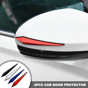4Pieces 3D Autocolant Usa Masina Protector Garaj Zid de Cauciuc Garda Bara de Siguranță de Parcare Perete de Protecție Auto-styling Accesorii Auto