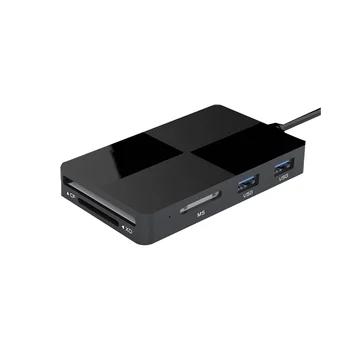 8-In-1 USB C Hub USB 3.0 Multi Cititor de Card CF/SD/TF/XD/MS Adaptor pentru Carduri de Memorie, Micro SD, Micro SDHC, SDXC PC Laptop