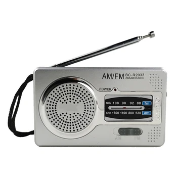 AM FM Radio de Buzunar Player Dual Band Mini HiFi Vârstnicul Radio Alimentat cu Baterii Music Player Vârstnicul Radio 3.5 mm Jack Built-in Difuzor