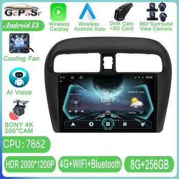 Android Auto Pentru Mitsubishi Mirage Attrage 2012 -2018 Radio Auto Multimedia Player Autoradio Video GPS de Navigare 4G Nu 2Din DVD
