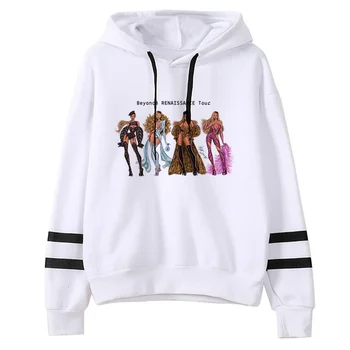 Beyonce Renașterii hoodies femei 90 sudoare y2k anime harajuku trage Pulover femei Fleece Hood