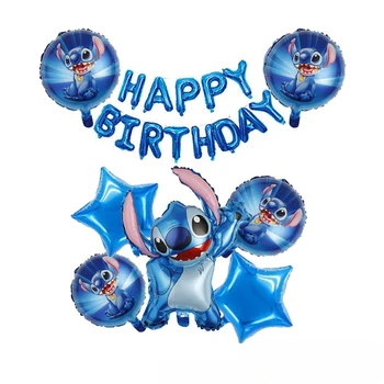 Disney Stitch Stitch Desene animate Desene animate Film de Aluminiu Balon cu Heliu Set Petrecere de Ziua Decor Jucărie pentru Copii