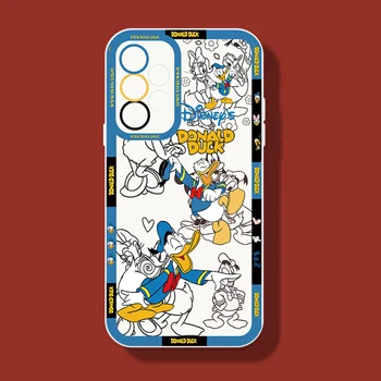 Donald Duck Cute Pentru Samsung Galaxy A24 A73 A72 A71 A52 A53 A50 A51 A42 A33 A32 4G 5G Angel Eyes Caz de Telefon