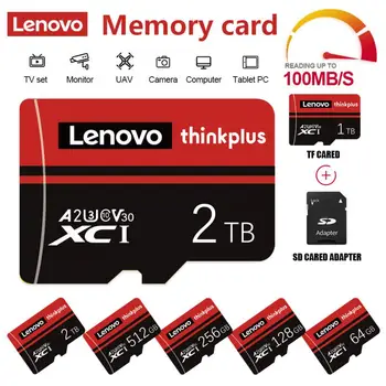 Lenovo lenovo Micro Card de Memorie de 128 gb SD Card 2TB 1TB SD/TF Card Flash Clasa 10 A2 U3 Card de Memorie de 256GB Pentru Nintendo Comutator
