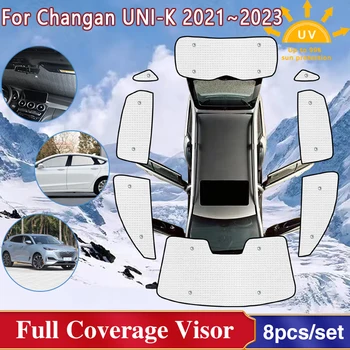 Masina Fereastră Vizor Pentru Changan UNI-K 2023 Accesorii 2021 2022 parasolar Parbriz Protectie solara Anti-UV Auto Umbrele de soare, Umbrelă de soare