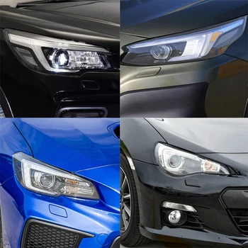 Masina TPU Fum Negru Faruri Folie de Protecție Transparentă Faruri, Autocolant Anti-scratch Pentru Subaru Forester Impreza Accesorii
