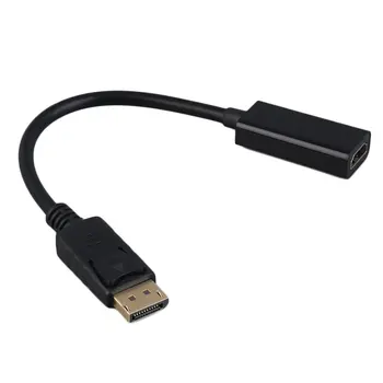 Metal Plug-and-Play Power Saving 25cm Display Port DP La HDMI-Adaptor compatibil HD 1080P M/F Display Port Conector de Cablu