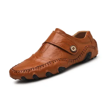 Moda Stil Britanic Oameni De Cauzalitate Pantofi Din Piele Alunecare Pe Pantofi Pentru Bărbați De Înaltă Calitate, Pantofi În Aer Liber Zapatos Hombre