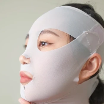 NOI 3D Full Fata Slim Masca Femei Anti Ridurilor Faciale Slăbire Bandaj Respirabil V Shaper Ridica Masca de Dormit