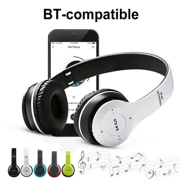 P47 Wireless Bluetooth Căști Cu Microfon Pliabil Căști Bas Sunetului HiFi Stereo Muzică Căști Pentru Smartphone-uri TV de Joc