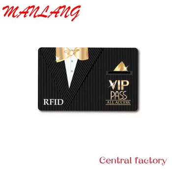 Personalizat VIP Afaceri RFID din Plastic PVC de Membru Cadou de Fidelizare Smart Card cu Cip