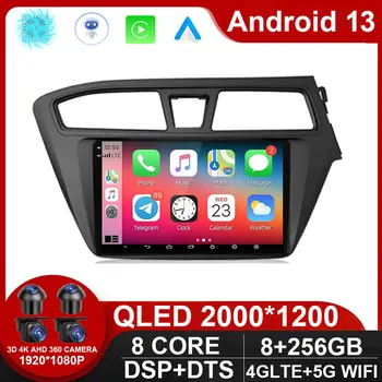 Radio auto Pentru Hyundai I20 LHD RHD 2015-2018 2Din Android 13 Stereo Auto Navigatie GPS Auto Radio Audio Pentru Autoturisme