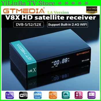 [Reale]GTMEDIA V8X HD 1080P Receptor de Satelit DVB-S/S2/S2X Built-in WIFI 2.4 G H. 265 Upgrade de GTmedia V8 Nova V8 de Onoare V7s2x