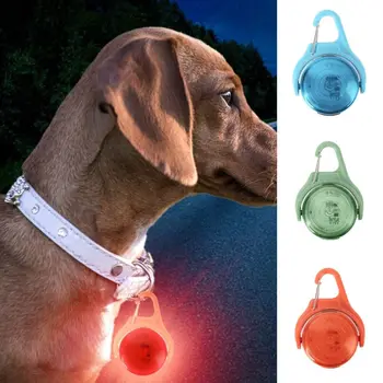 RGB Culoare Schimbare Led-uri de Câine Guler Lumina 4 Moduri USB Reîncărcabilă Câine de Mers pe jos de Lumina de Lungă Durată de rotație de 360° 