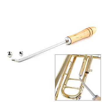Saxofon, Trompeta de Reparații Instrument de Nivelare Anti-alunecare Mâner de Lemn 10mm / 12mm Minge Instrument Muzical Accesorii