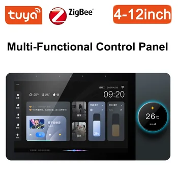 Tuya 6-12-inch butonul smart home sistem wireless de control central ecran de voce inteligent comutator panou de control Tuya zigbee gateway