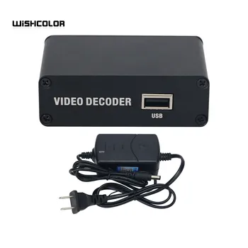Wishcolor H. 265 Rețea Video Decoder RTMP HDMI HD 1080P Decodor IPTV cu USB Decodare RTSP 4K H. 264