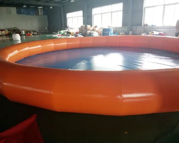 În aer liber de mari dimensiuni piscina gonflabila de pescuit balta de pescuit din PVC personalizate piscină fabrica personalizate piscină uriașă